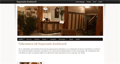 Desktop Screenshot of haparandastadshotell.se