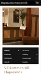 Mobile Screenshot of haparandastadshotell.se