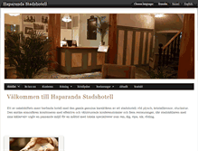 Tablet Screenshot of haparandastadshotell.se